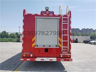 豪沃11吨干粉泡沫联用消防车