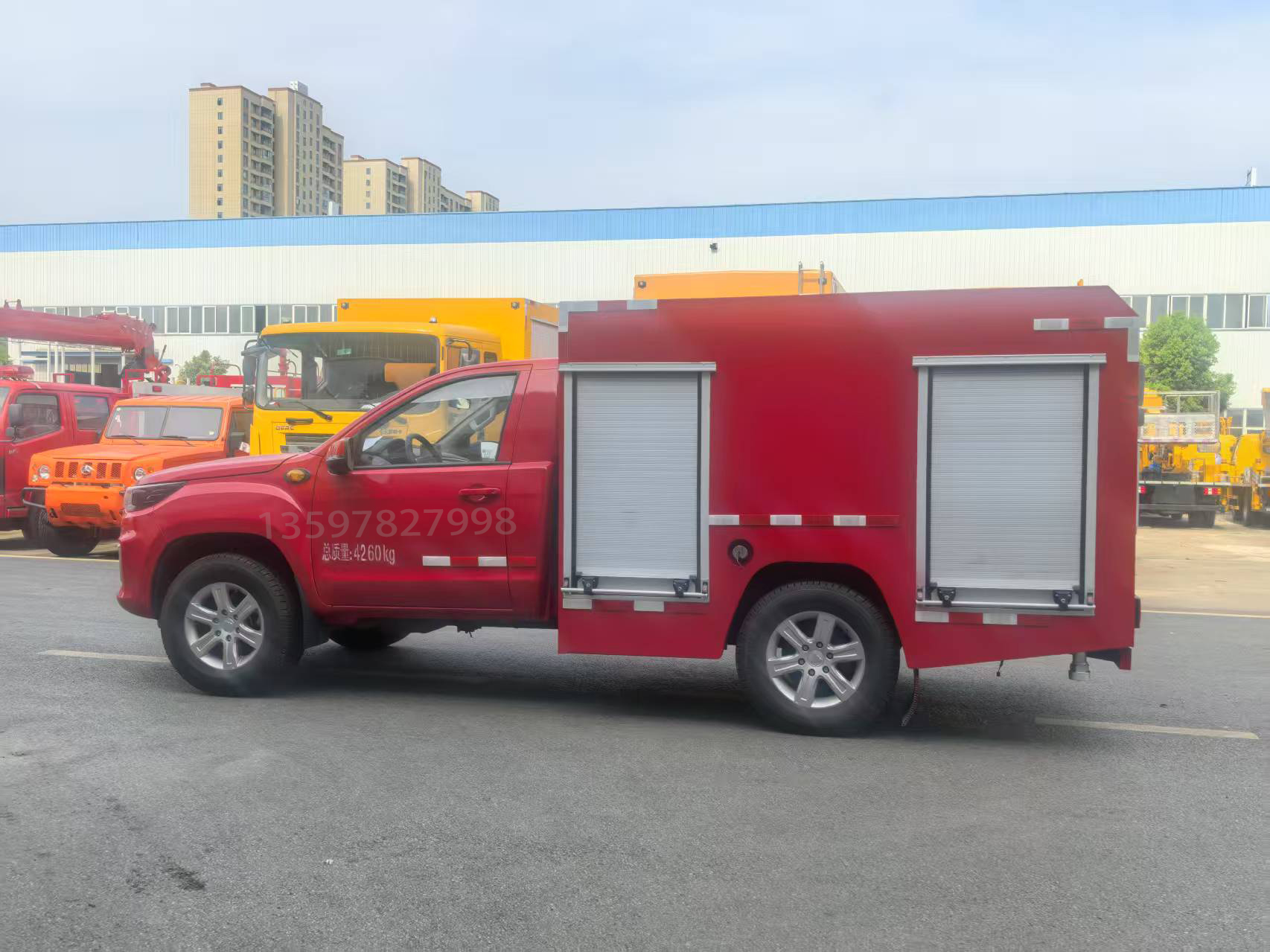 四驱1.8吨森林消防救险车